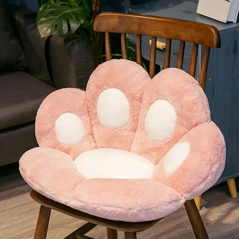 Cojín Kawaii Patita de Gato Suave para Mascotas y Personas