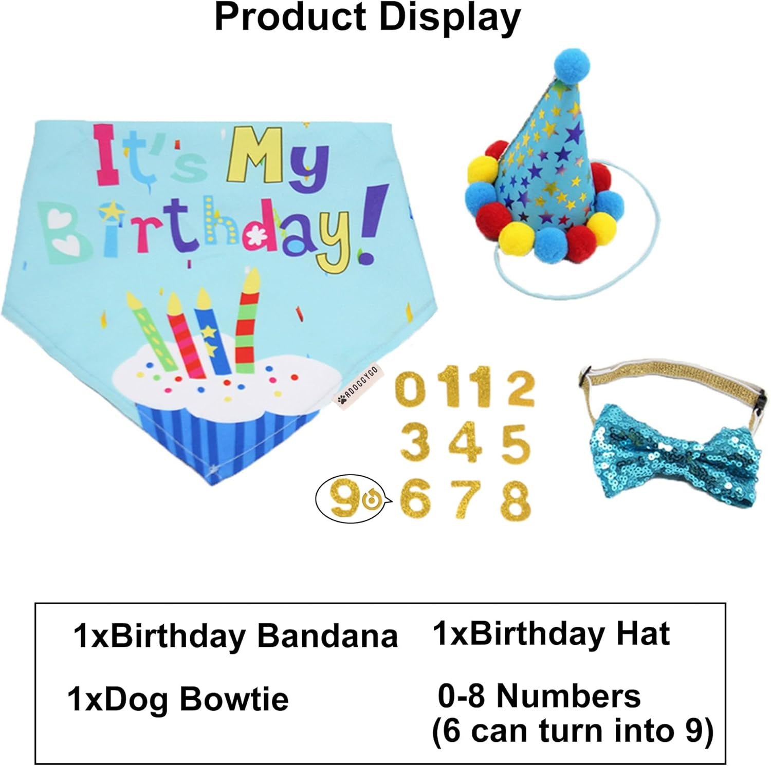  Set de Cumpleaños para Perros