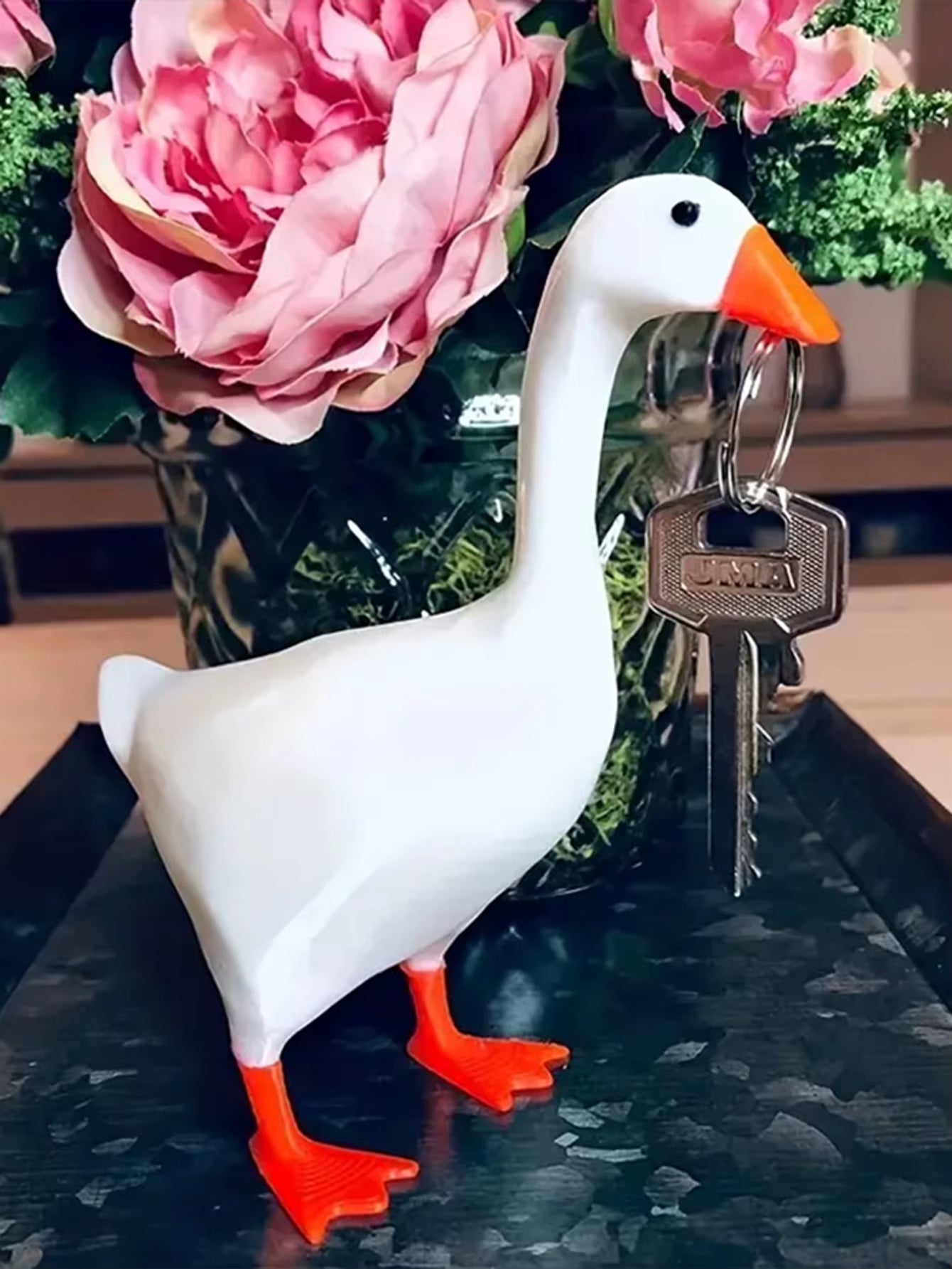 Divertido Llavero Magnético de Ganso de Decoración 